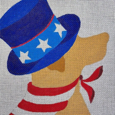 Patriotic Yellow Lab