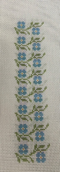 Blue Flowers Bookmark