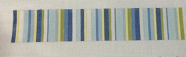 Happy Stripes Blue Green Yellow Fob