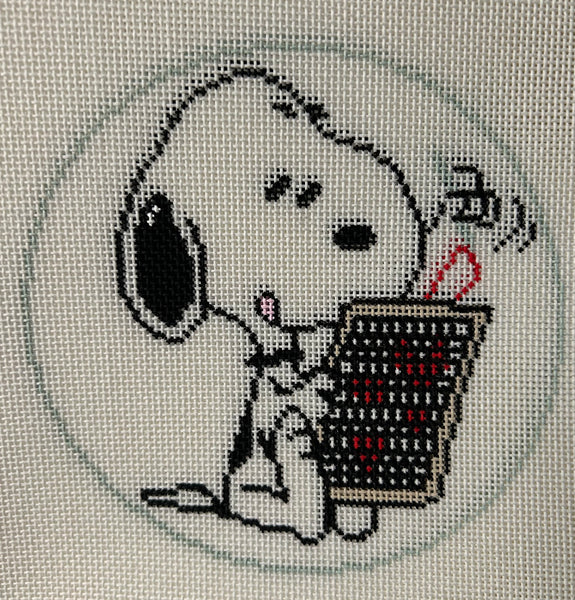 Snoopy Loves Needlepoint