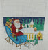 Santa with Sleigh with Church