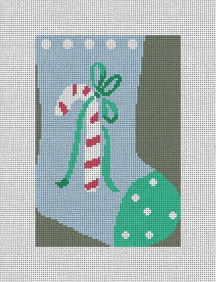 Candy Cane Mini Stocking