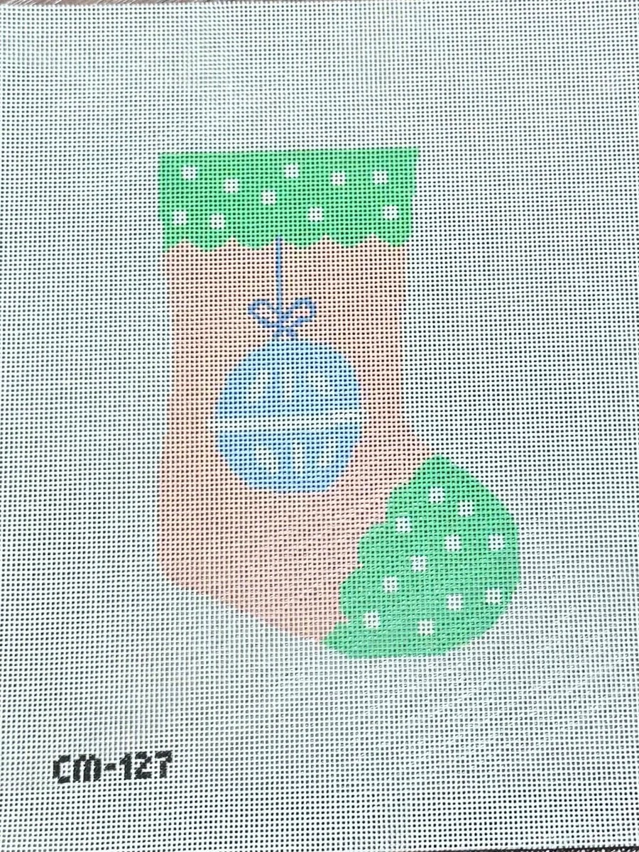Ornament Mini Stocking - Blue