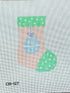 Ornament Mini Stocking - Blue