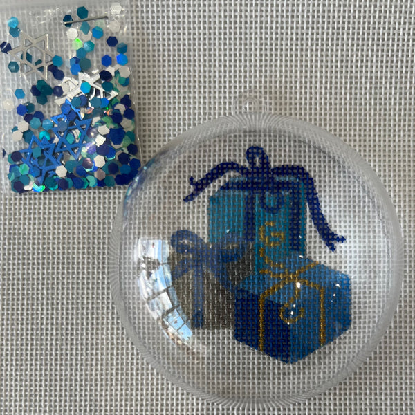 Hanukkah Gifts Dome Ornament