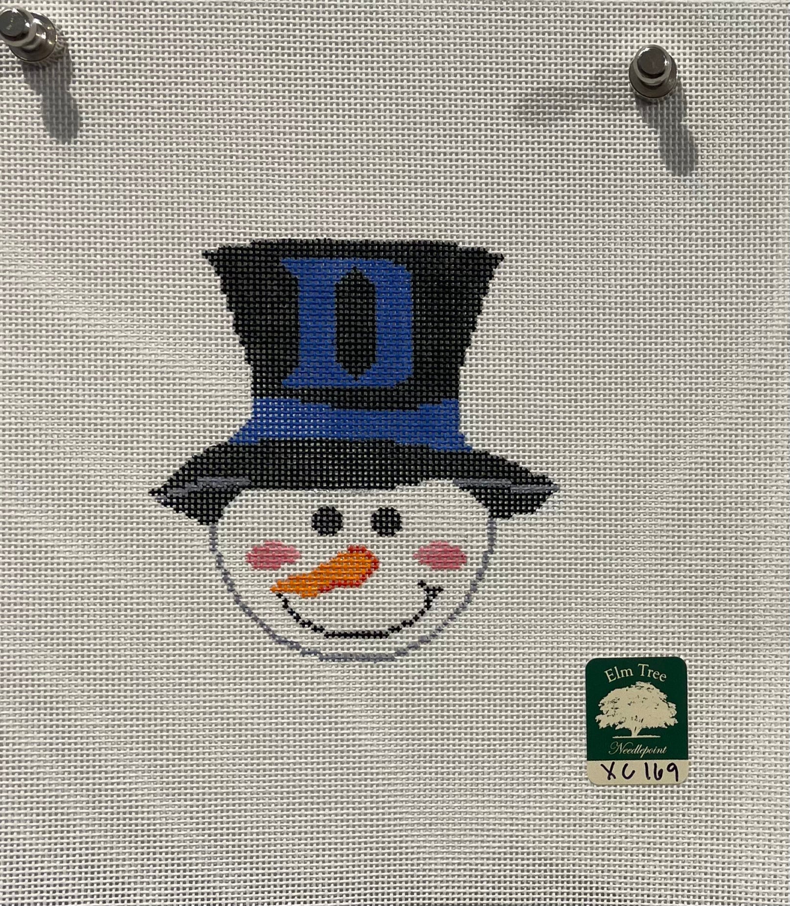 Snowman in Top Hat Duke