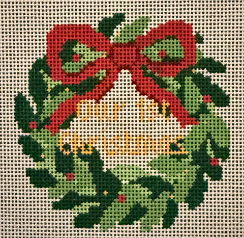 Our First Christmas Wreath w/ Stitch Guide