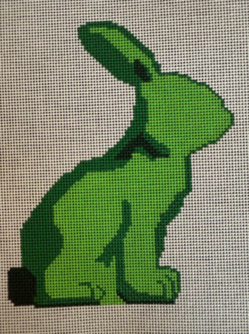 Moss Spring Bunny Green facing Right