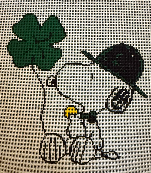 Snoopy with Shamrock