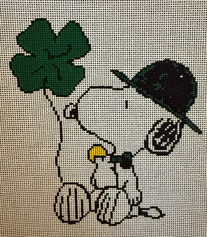 Snoopy with Shamrock