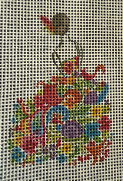 Lady with Pink Bird