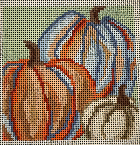 Painterly Pumpkin Trio