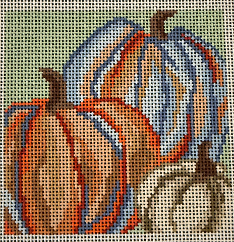 Painterly Pumpkin Trio