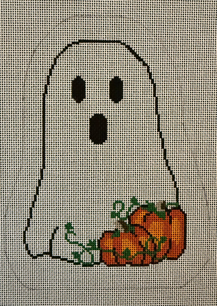 Sally the Patchwork Ghost w/ Pumpkins
