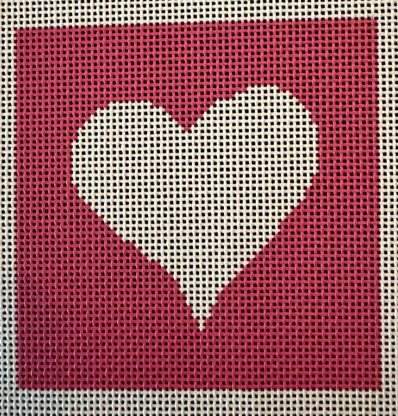 Heart Printed Square