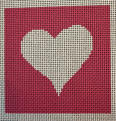 Heart Printed Square