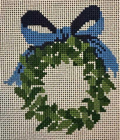 Monogramable Wreath - Blue