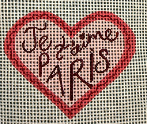 Je T'aime Paris Heart