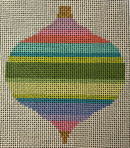 Horizontal Striped Bauble