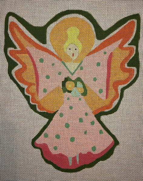 Pink Polka Angel