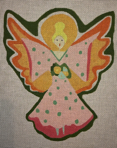 Pink Polka Angel
