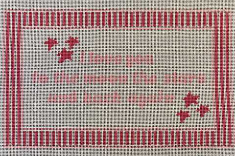 I Love You to the Moon and Back Pink