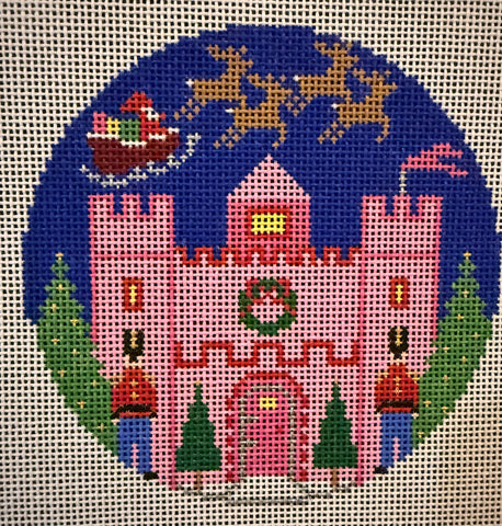 Pink Castle Ornament