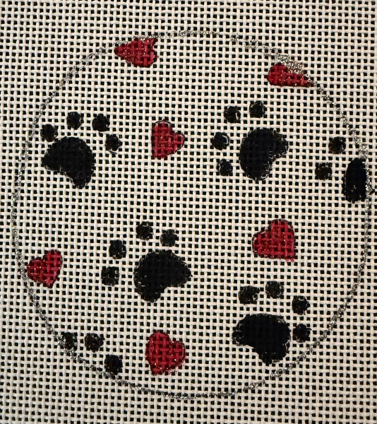 Puppy Paw and Hearts