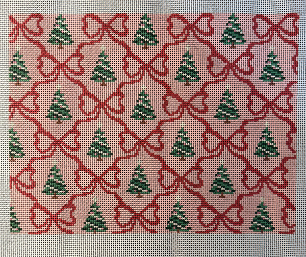 Bows and Tree Pillow/Tray