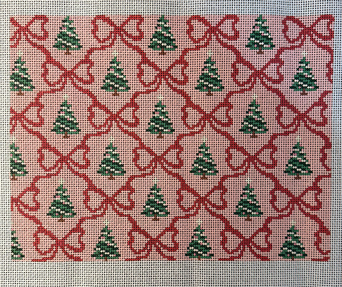 Bows and Tree Pillow/Tray