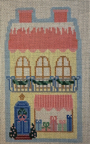 Christmas Village Yellow Shop