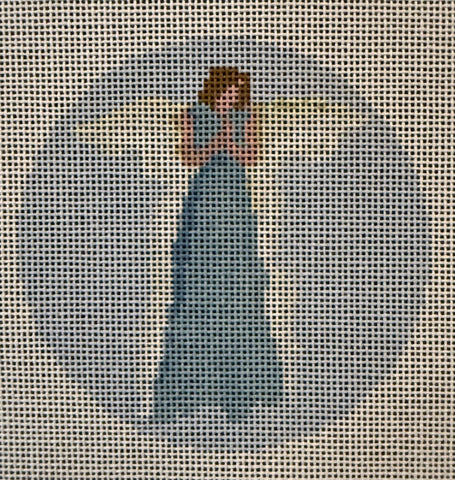 Blue Praying Angel