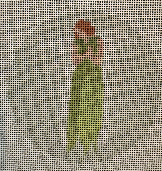 Green Praying Angel