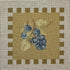 Blueberries Sage Green Backgound