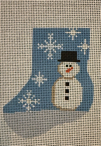 Snowman Mini Sock