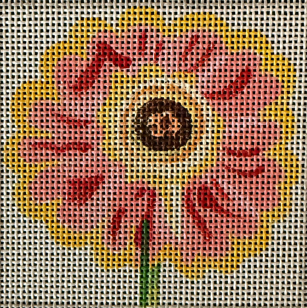 Button Flower Coaster