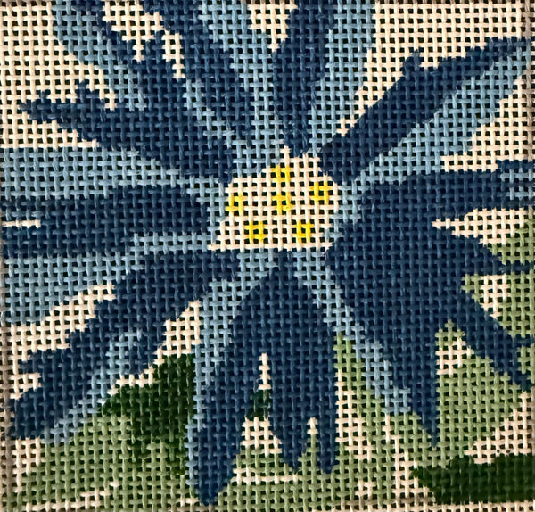 Blue Splash Flower Coaster