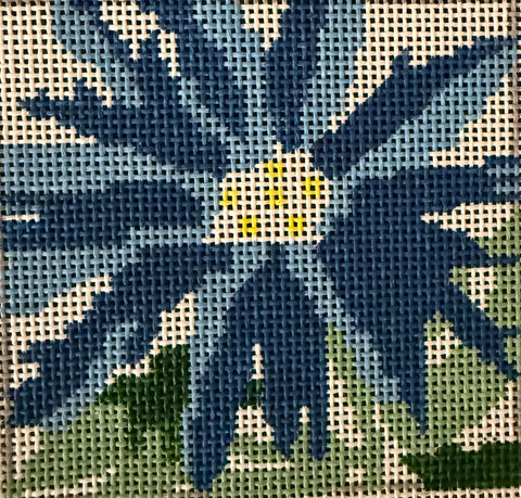 Blue Splash Flower Coaster