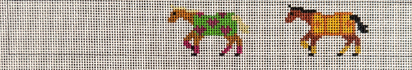 Horses and Blankets Loop Key Fob