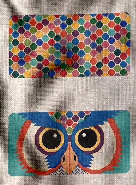 Colorful Owl Eyeglass case