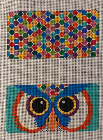Colorful Owl Eyeglass case