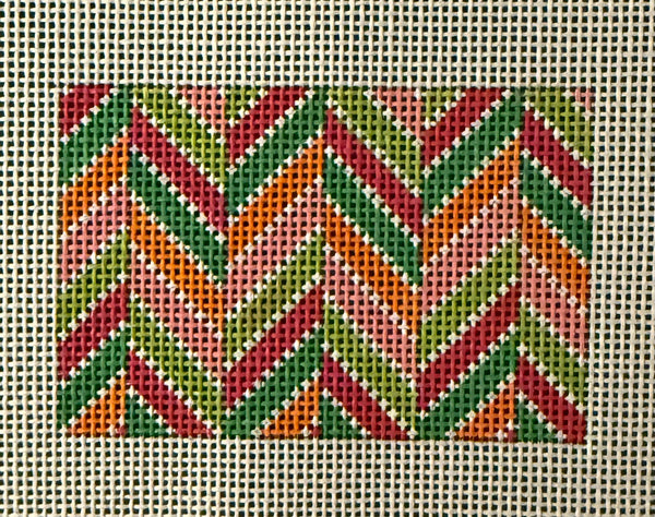 Chevron Multi Pinks, Greens and Orange Insert