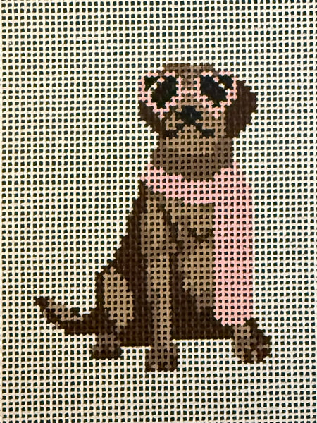Mini Fab Pup Chocolate Lab