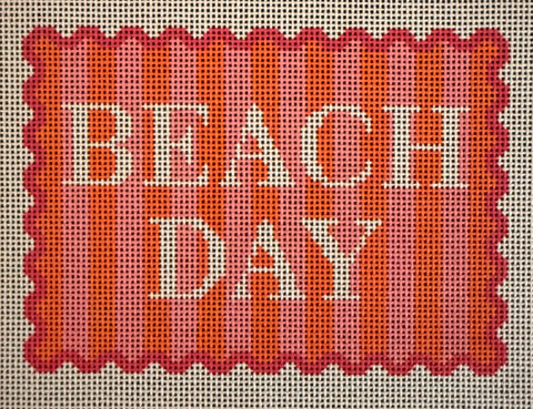 Beach Day Pink & Orange Stripe