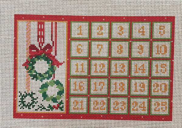 Tiny Advent Calendar with Peppermint Piece