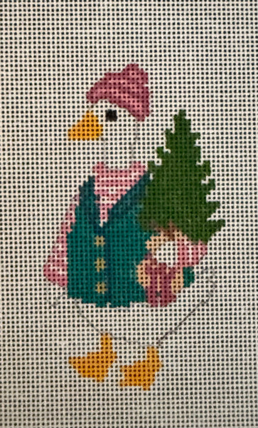 Christmas Tree Porch Goose