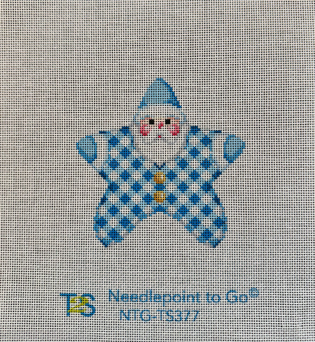 Baby Blue PJ Santa