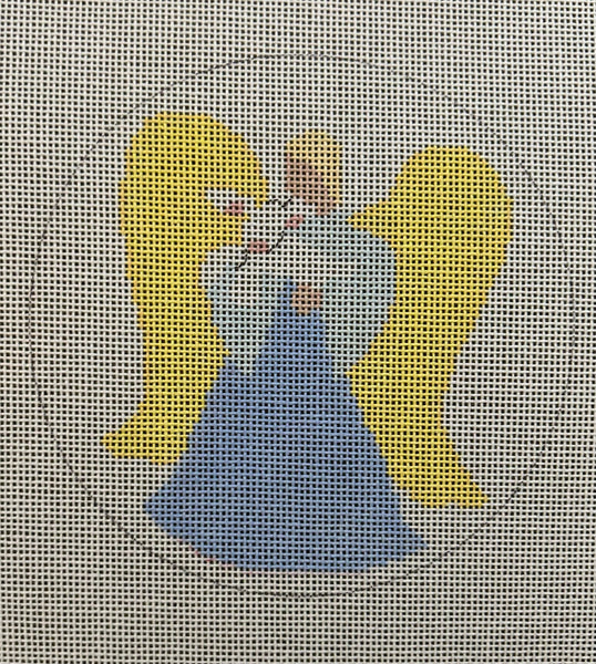 Angel with Lamb Round