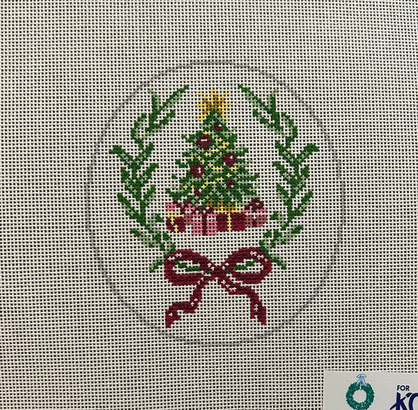 Christmas Tree Oval Ornament