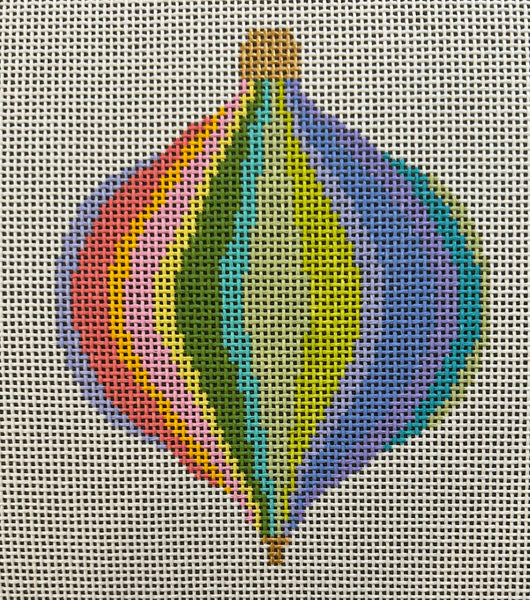 WS Striped bauble Ornament